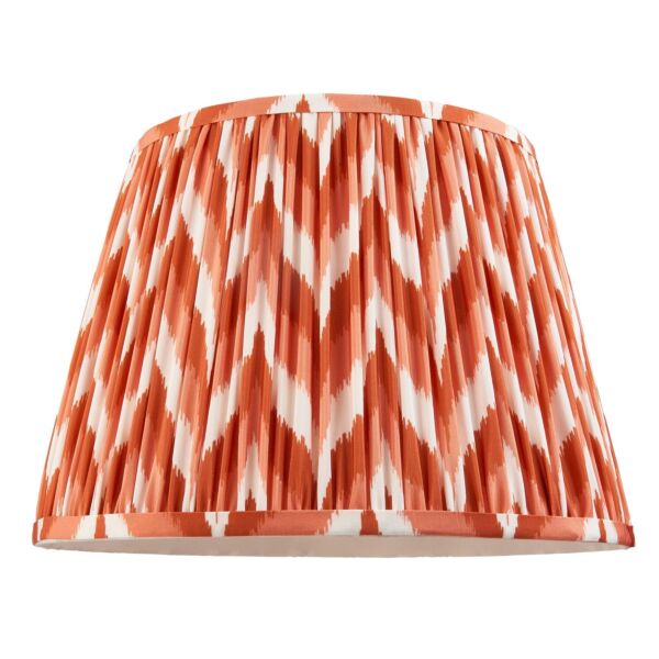 Endon Lighting - Zigzag - 113074 - Orange Fabric Shade