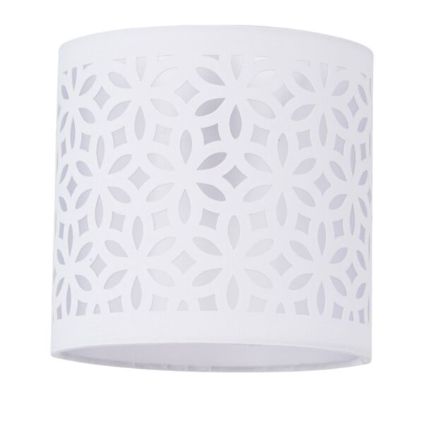 White Laser Cut 15.5cm Table Lamp Shade