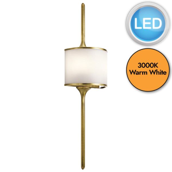 Elstead - Kichler - Mona KL-MONA-L-NBR Wall Light