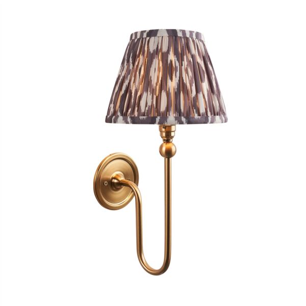 Endon Lighting - Santiago - 116829 - Aged Brass Grey Wall Light