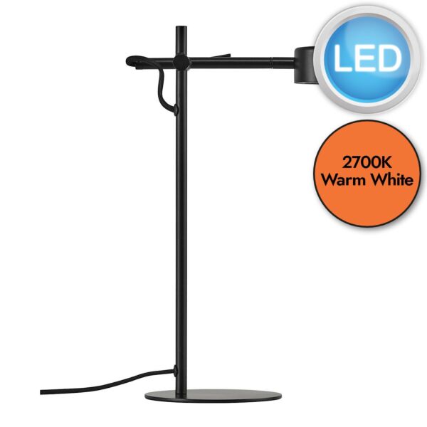 Nordlux - Clyde - 2010835003 - LED Black Task Table Lamp