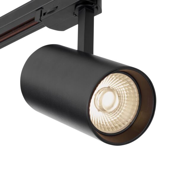 Saxby Lighting - ColtLED Track Head - 101637 - LED Black Clear Ceiling Track Light