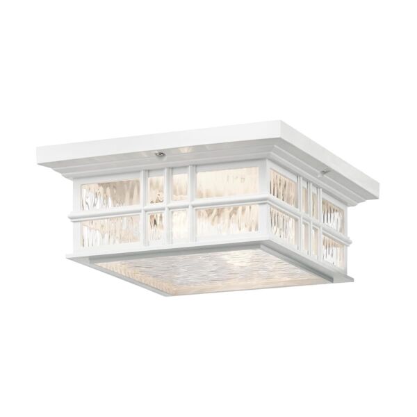 Elstead - Kichler - Beacon Square KL-BEACON-SQUARE-F-WHT Flush Light