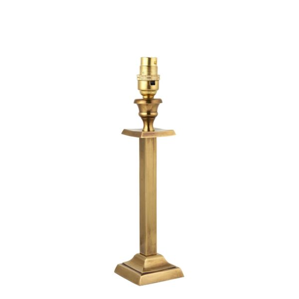 Interiors 1900 - Wellesley - ABY113AB - Solid Brass Base Only Table Lamp
