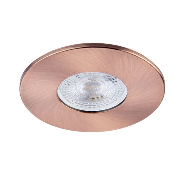 Saxby Lighting - Saxby ShieldONE 75 - 109808 & 113299 - Copper Fixed Recessed Fire Rated Ceiling Downlight