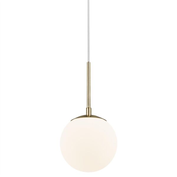 Nordlux - Grant 15 - 2010553035 - Brass White Glass Ceiling Pendant Light