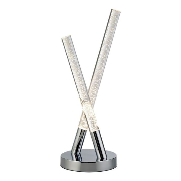 Portland - Chrome 38cm LED Bubble Table Lamp