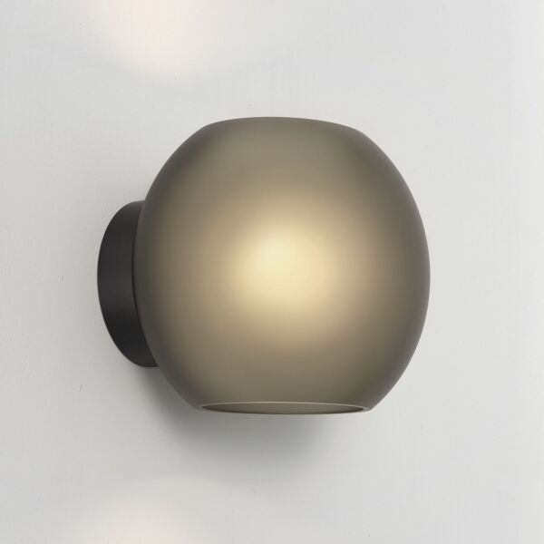 Astro Lighting - Luna - 1489002 - Black Smoked Glass Wall Washer Light