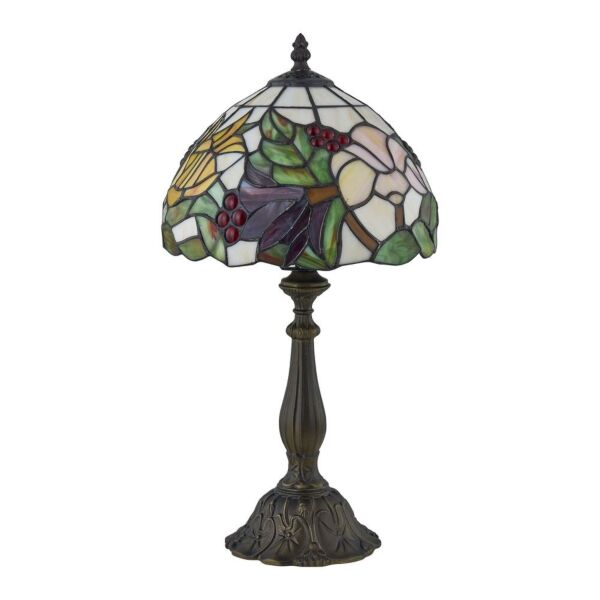Burton - Tiffany Floral 47cm Table Lamp