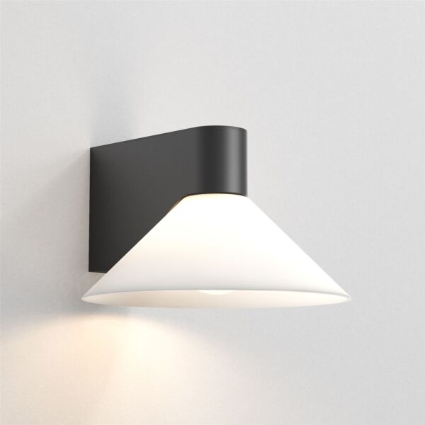 Astro Lighting - Conic 1451002 - IP44 Matt Black Wall Light