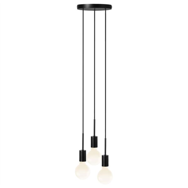 Nordlux - Paco - 2112063003 - Black 3 Light Ceiling Pendant Light