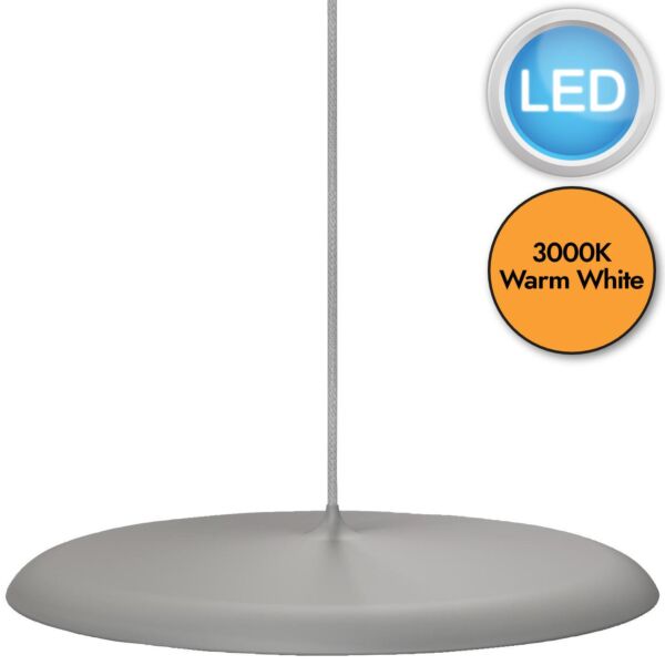 Nordlux - Artist 40 - 83093010 - LED Grey Ceiling Pendant Light