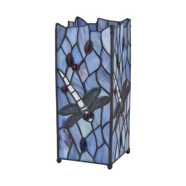 Lancaster - Blue Tiffany Dragonfly Table Lamp