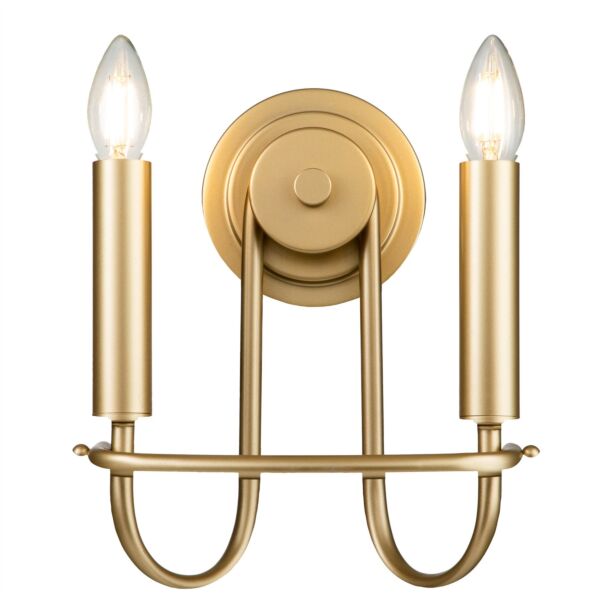Kichler Lighting - Capitol Hill - KL-CAPITOL-HILL2-PNBR - Natural Brass 2 Light Wall Light