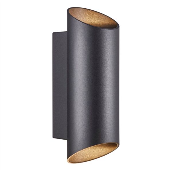 Nordlux - Nico Round 22 - 2218231003 - Black 2 Light IP54 Outdoor Wall Washer Light