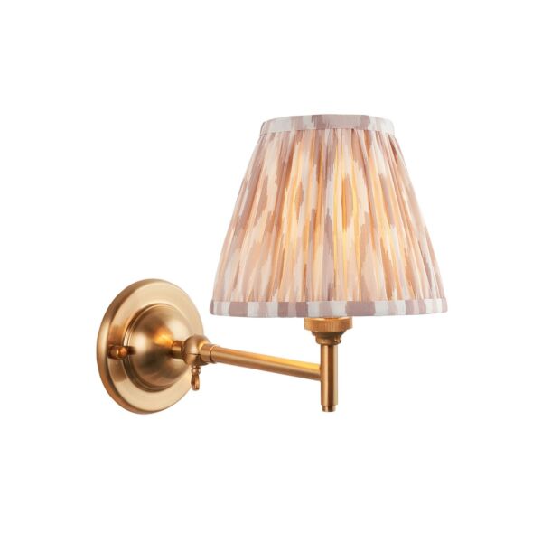 Endon Lighting - Dome Fold & Ikat 16cm - 115652 - Aged Brass Neutral Wall Light