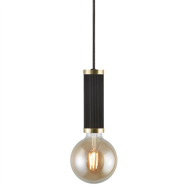 Nordlux - Galloway - 2011053003 - Black Brass Flex Suspension Ceiling Pendant Light