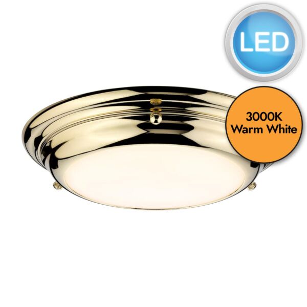 Elstead - Welland WELLAND-F-S-PB Flush Light