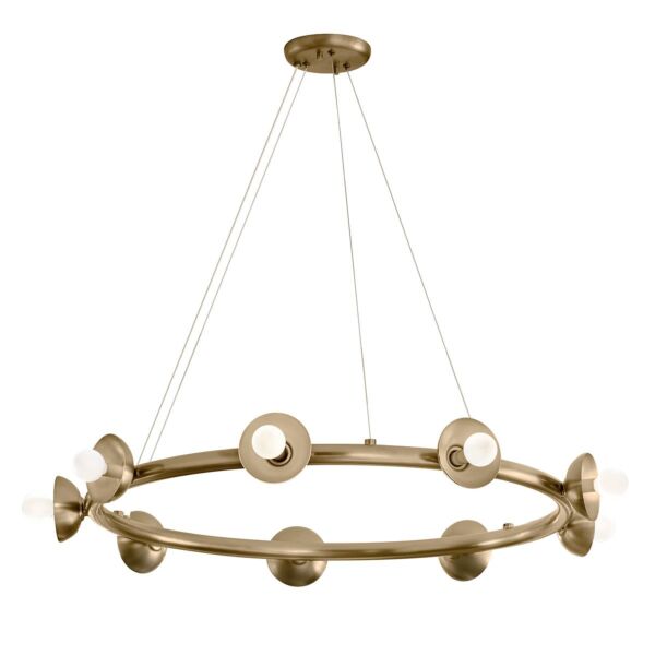 Kichler Lighting - Palta - KL-PALTA-LP10-BK - Black 10 Light Ceiling Pendant Light