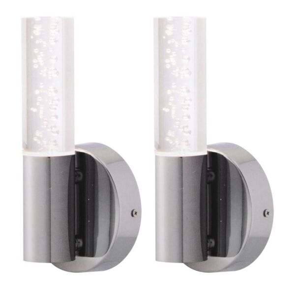 Set of 2 Orin - Bathroom Wall Light with Bubble Details