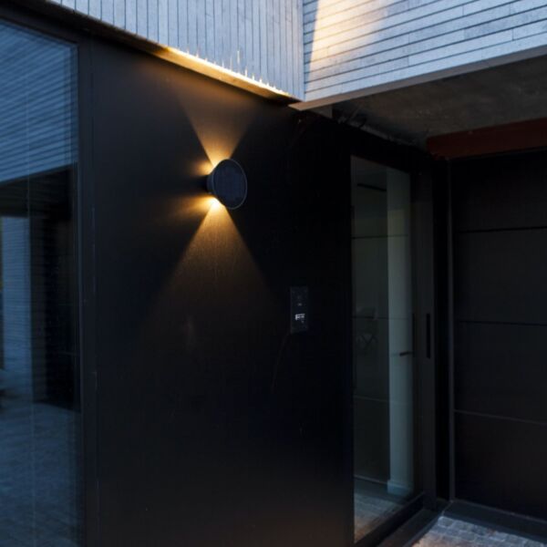 Lutec - Belka - 6915601335 - LED Dark Grey Clear Glass 2 Light IP54 Outdoor Wall Washer Light