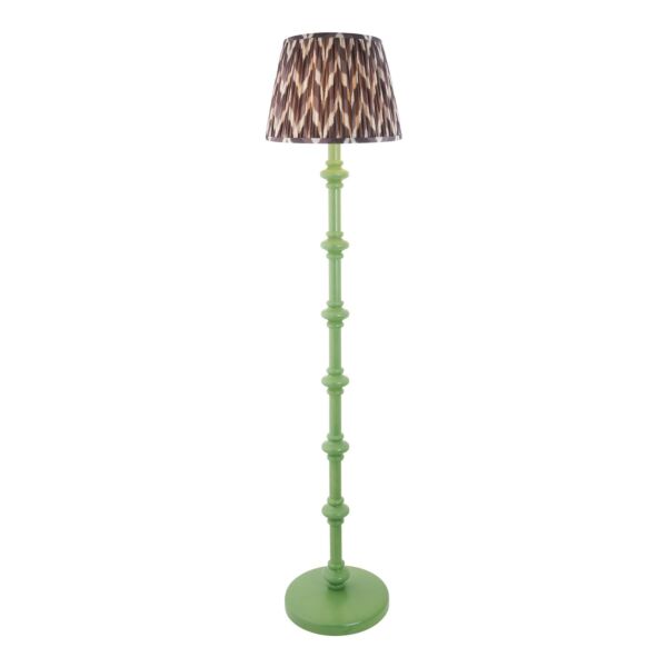 Endon Lighting - Carnaby & Zigzag 35cm - 116133 - Green Grey Floor Lamp