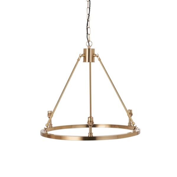 Endon Lighting - Chester - 111203 - Aged Brass 3 Light Ceiling Pendant Light