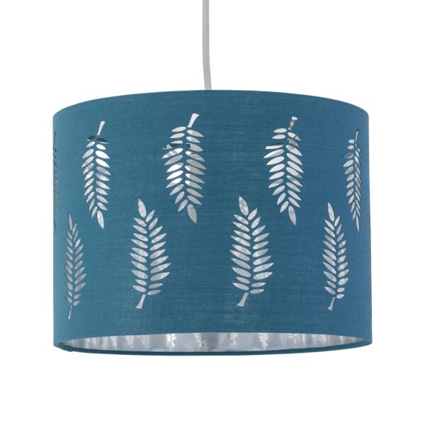 Fern - Teal Cut Out 30cm Pendant Lightshade