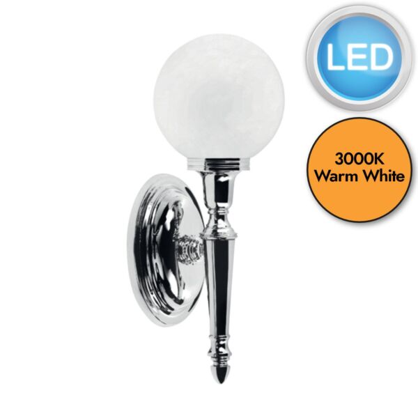 Elstead - Dryden BATH-DRYDEN4-PC Wall Light