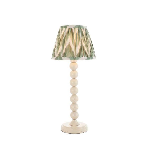 Endon Lighting - Higgledy & Zigzag 20cm - 116225 - White Green Table Lamp With Shade
