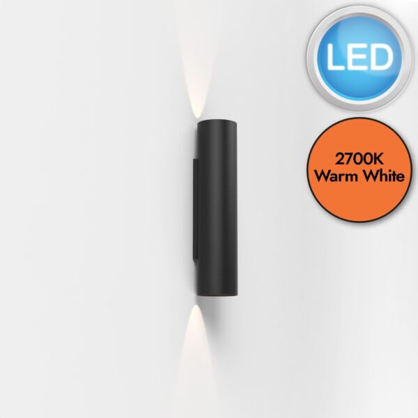 Astro Lighting - Yuma 300 LED 1399027 - Textured Black Wall Light