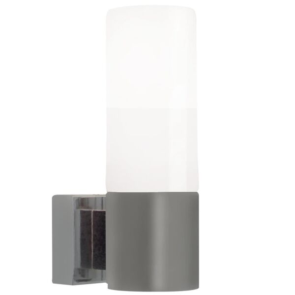 Nordlux - Tangens - 17131032 - Steel Opal Glass IP44 Bathroom Wall Light