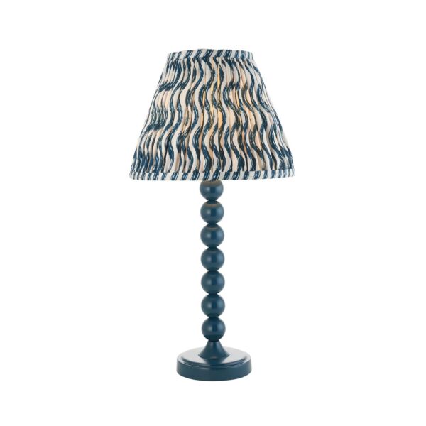 Endon Lighting - Higgledy & Ripple 25cm - 114713 - Blue Table Lamp With Shade
