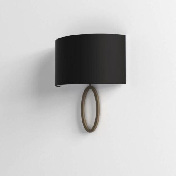Astro Lighting - Lima 1318009 & 5026002 - Bronze Wall Light with Black Shade
