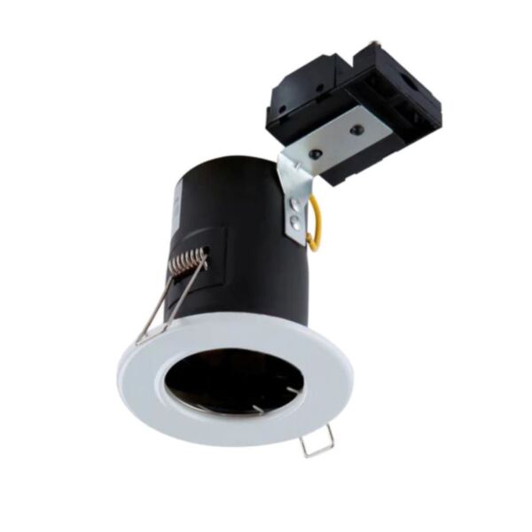 Set of 30 x White Fixed GU10 Fire Rated Recessed Downlights