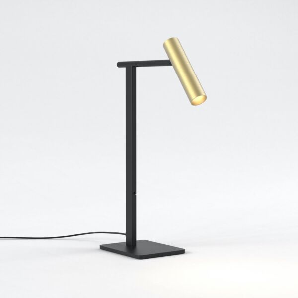 Astro Lighting - Leda - 1457002 & 5040005 - Black Gold Table Lamp With Shade