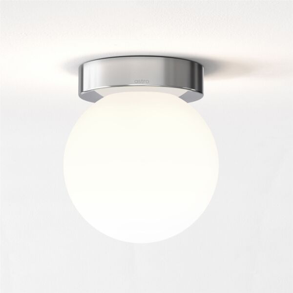 Astro Lighting - Tacoma - 5036001 & 1429029 - Chrome Opal Glass IP44 Bathroom Ceiling Flush Light