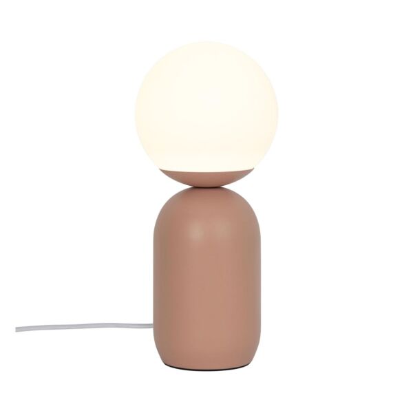 Nordlux - Notti - 2011035059 - Terracotta White Glass Table Lamp