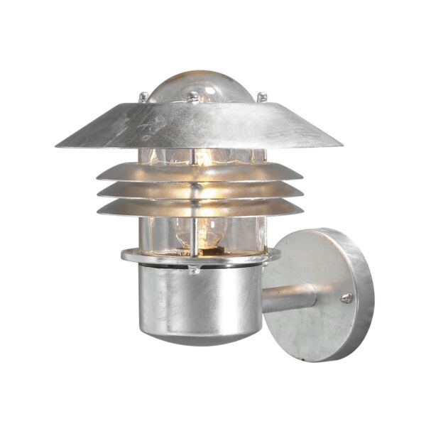 Konstsmide - Modena - 7302-320 - Galvanized Zinc IP44 Outdoor Wall Light