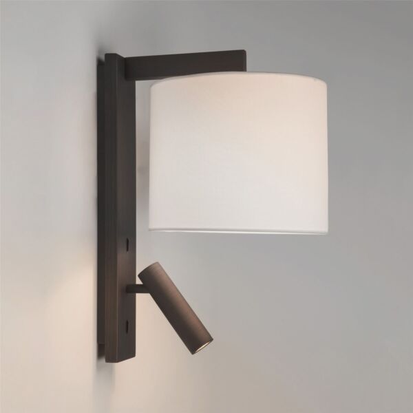 Astro Lighting - Ravello - 1222020 & 5016020 - Bronze White Reading Wall Light