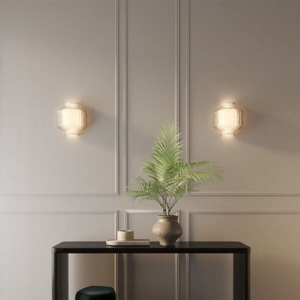 Astro Lighting - Toro - 1461001 - Clear Ribbed Glass Opal Wall Washer Light