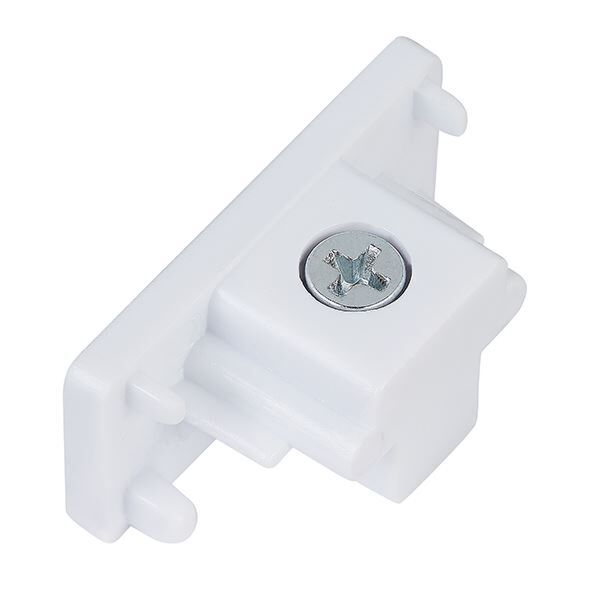 Saxby Lighting - 49145 - White Track Dead End Component