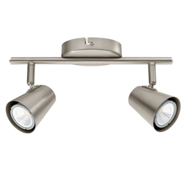 Travale - Satin Nickel 2 Way Adjustable Spotlight Fitting