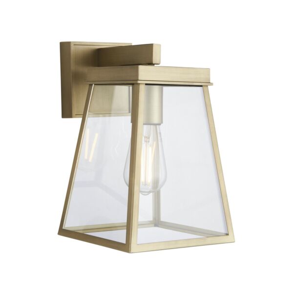 Bough - Gold Clear Glass IP44 Outdoor Wall Light