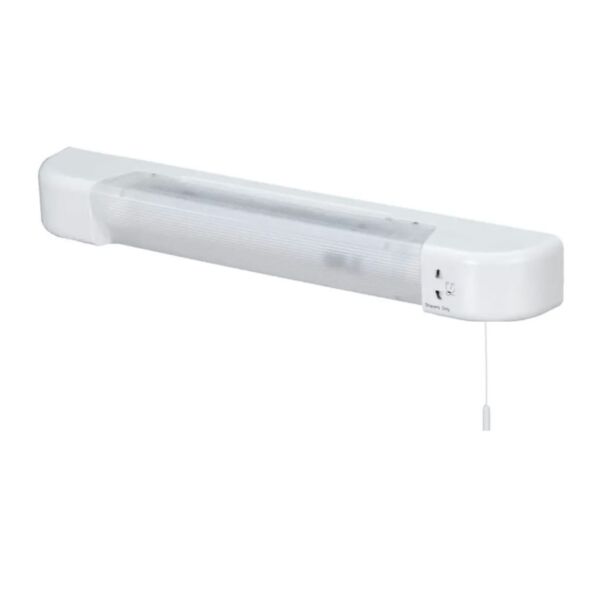 Rise - White Bathroom Shaver Light