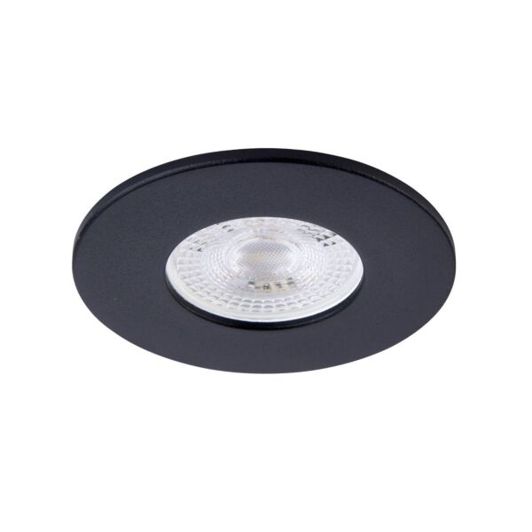 Saxby Lighting - Saxby ShieldONE 65 - 109807 & 111570 - Black Fixed Recessed Fire Rated Ceiling Downlight