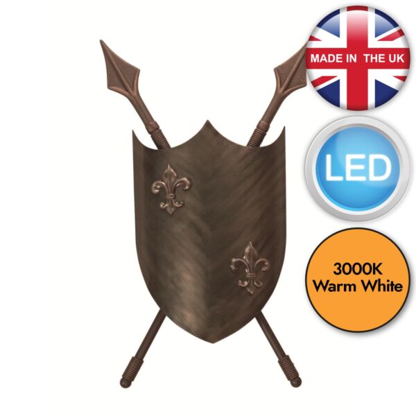 Elstead - Crusader CRUSADER-W-L Wall Light
