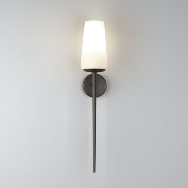 Astro Lighting - Beauville - 1388003 & 5033005 - Bronze White Glass IP44 Bathroom Wall Light