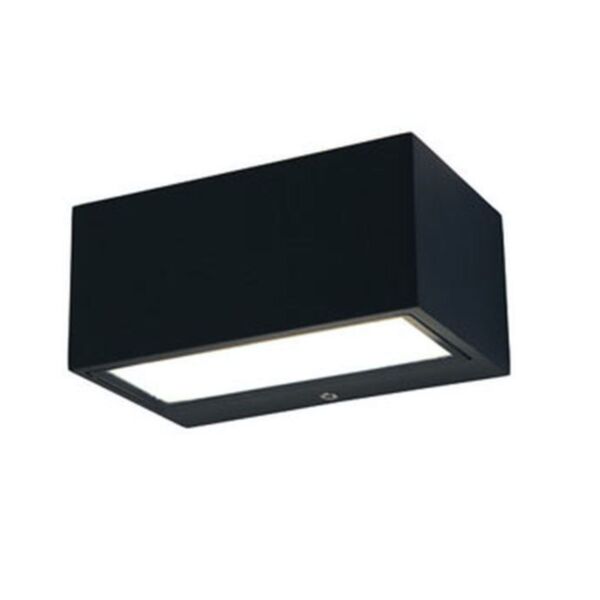 Lutec - Gemini - 5189113012 - LED Black Clear Glass IP54 Outdoor Wall Washer Light