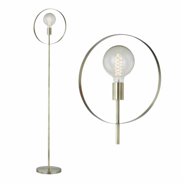 Hailey - Brushed Gold Floor Lamp